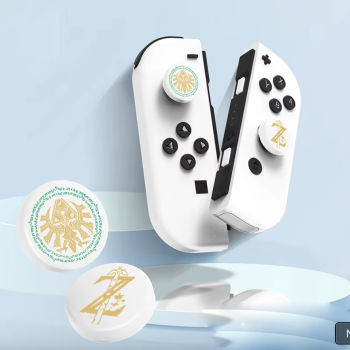 Накладки на стики Joy Cons Nintendo Switch Zelda Белые