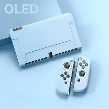 Голубой защитный чехол для Nintendo Switch OLED